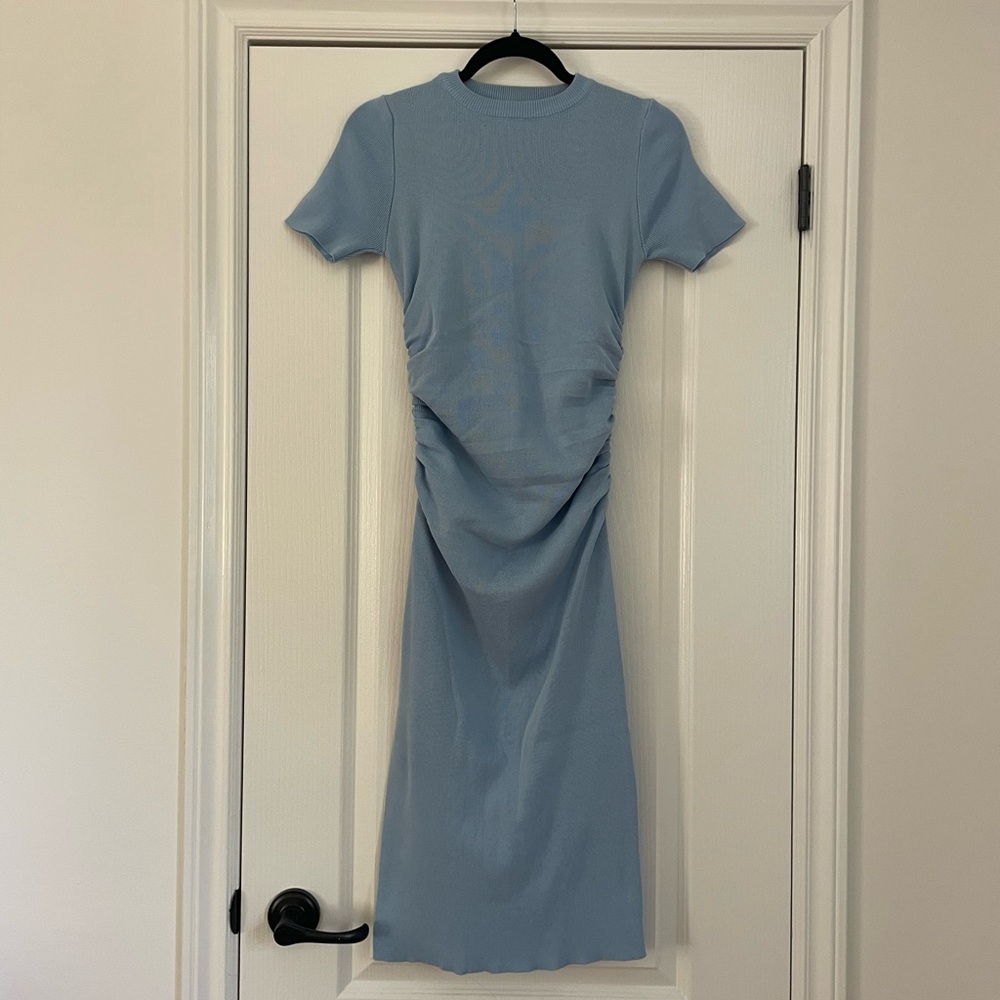 Azara Paris Light Blue Midi Dress